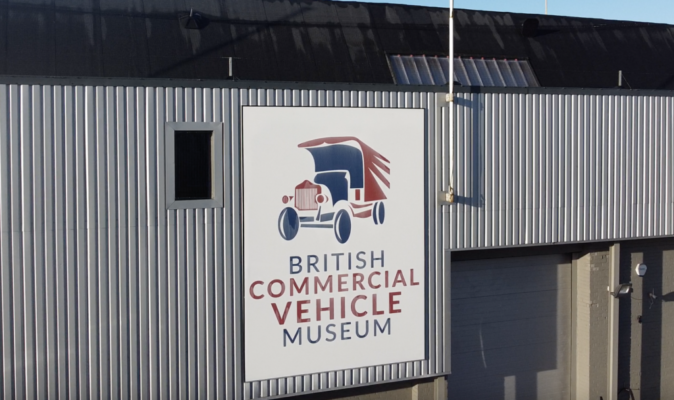 British Commercial Vehicle Museum sign